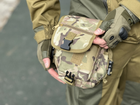 Військова тактична сумка на стегна Swat армійська сумка на стегно, ногу Tactic штурмова сумка поясна Мультикам (300-multic) - зображення 4