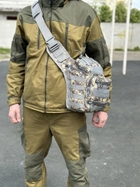 Универсальная тактическая сумка на 20 л плечевая военная сумка Tactic однолямочная сумка Пиксель (NB20-pixel) - изображение 5