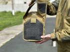 Универсальная тактическая сумка на 20 л плечевая военная сумка Tactic однолямочная сумка Койот (NB20-coyote) - изображение 9