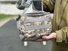 Універсальна тактична сумка на 20 л плечова військова сумка Tactic однолямкова сумка Піксель (NB20-pixel) - зображення 9