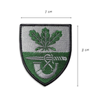Шеврон на липучке 61 окрема піхотна єгерська бригада 7х8 см серый - изображение 4