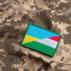 Шеврон нашивка на липучке флаг Украина и Венгрия 5,4х7,7 см - изображение 3