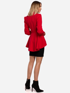 Піджак подовжений жіночий Made Of Emotion M529 S Red (5903068490361) - зображення 4