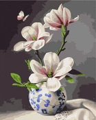 Картина по номерам Натюрморт с орхидеей (BS51906) Brushme 40x50 см