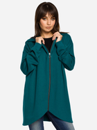 Bluza damska rozpinana streetwear długa BeWear B054 86952 L-XL Zielona (5903068402661) - obraz 1