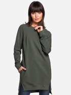 Bluza damska bez kaptura BeWear B101 87145 S Zielona (5903068433399) - obraz 1