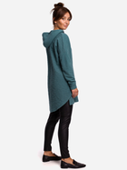 Bluza damska z kapturem oversize BeWear B176 137675 L-XL Turkusowa (5903068485695) - obraz 4