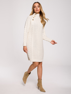 Sukienka sweterkowa damska Made Of Emotion M635 L/XL Beżowa (5903887632867) - obraz 1