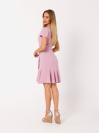 Sukienka kopertowa damska letnia Made Of Emotion M741 XL Różowa (5903887698405) - obraz 2