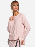 Bluza damska bez kaptura Made Of Emotion M492 XL Różowa (5903068475092) - obraz 1