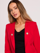 Піджак класичний жіночий Made Of Emotion M665 2XL Red (5903887663229) - зображення 4