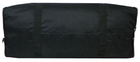 Велика складана дорожня сумка, баул із кордури 105 л Ukr Military 85х38х34 см (sum0021365) Чорний - зображення 5