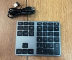 Беспроводная Цифровая Bluetooth Клавиатура 2в1 BOW 35 клавиш аккумуляторная для Windows алюминиевая Серая - изображение 9