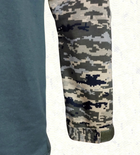 Тактическая сорочка утепленнаая Убакс 100% Хлопок - Хаки+Пиксель р.48 - изображение 3