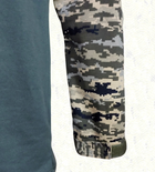 Тактическая сорочка утепленнаая Убакс 100% Хлопок - Хаки+Пиксель р.52 - изображение 3