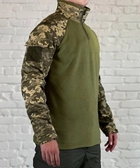 Убакс военный флисовый с рукавами рип-стоп (без подкладки) для ВСУ Пиксель/Олива XXL - изображение 2