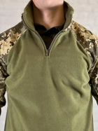 Убакс военный флисовый с рукавами рип-стоп (без подкладки) для ВСУ Пиксель/Олива XXL - изображение 5