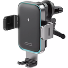 Автодержатель с беспроводной зарядкой Proove Triple Сlamp Pro Wireless Car Charger 15W, Black