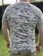 Футболка мужская тактическая армейская хлопковая с коротким рукавом для ВСУ, Пиксель L - изображение 6