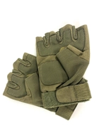 Рукавички тактичні військові з відкритими пальцями, безпальні рукавички - зображення 2