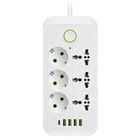 Мережевий фільтр Voltronic F06U-White 2 м, 6 розеток, 10А