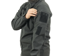 Куртка Vik-Tailor SoftShell з липучками для шевронів Black 58 - зображення 4