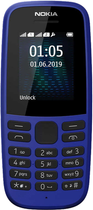Telefon komórkowy Nokia 105 DualSim Blue (105DSTA1174Blue) - obraz 2