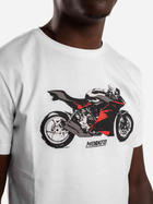 T-shirt męski z nadrukiem Antony Morato MMKS02181FA100144-1000 S Biały (8052136303939) - obraz 3