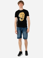 T-shirt męski z nadrukiem Antony Morato MMKS02166FA100144-9000 M Czarny (8052136222810) - obraz 3