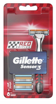 Станок для гоління Gillette Sensor 3 + 6 змінних картриджів (7702018589067) - зображення 1