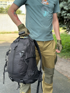 Тактический штурмовой рюкзак Tactic военный рюкзак 25 литров городской рюкзак с отделом под гидратор черный (A57-807-black) - изображение 7