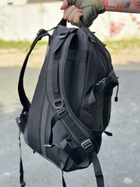 Тактический штурмовой рюкзак Tactic военный рюкзак 25 литров городской рюкзак с отделом под гидратор черный (A57-807-black) - изображение 10