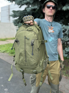 Тактичний рюкзак штурмовий Tactic військовий рюкзак 25 літрів міський рюкзак з відділом під гідратор Олива (A57-807-olive) - зображення 7