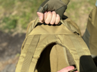 Тактичний рюкзак штурмовий Tactic міський туристичний рюкзак військовий 35 літрів Койот (A99-coyote) - зображення 8