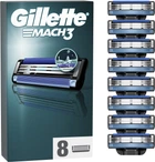 Сменные картриджи для бритья (лезвия) мужские Gillette Mach3 8 шт (8700216066556)