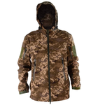 Армейская куртка с капюшоном Soft Shell Пиксель XXL (Kali) - изображение 1