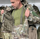 Тактическая зимняя мужская куртка Бушлат Камуфляж пиксель XXL (Kali) - изображение 7