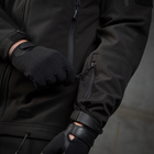 Армійська чоловіча куртка з капюшоном Soft Shell Чорний S (Kali) - зображення 4