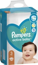 Pieluchy Pampers Active Baby Rozmiar 3 (6-10 kg) 152 szt (8001090951533) - obraz 3