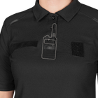 Поло футболка женская тактическая полевая универсальная для силовых структур Camotec 7179(M) Черный (OPT-9471) - изображение 6