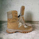 Берцы ботинки тактическая обувь теплые Зима до - 25 натуральная гидрофобная кожа Premium усиленная пятка и носок 44 - изображение 4