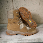 Берцы ботинки тактическая обувь теплые Зима до - 25 натуральная гидрофобная кожа Premium усиленная пятка и носок 42 - изображение 9
