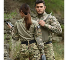 Тактический демисезонный военный коcтюм форма G3 рубашка с длинным рукавом, штаны+наколенники р.2XL - изображение 3