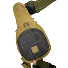 Сумка Tactical 098 Coyote тактическая сумка для переноски вещей 23,5х6х12 см (TS098-Coyote) - изображение 3