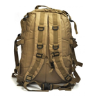 Рюкзак Tactical 3D Coyote тактическая сумка для переноски вещей 40л (3DCoyote) - изображение 3