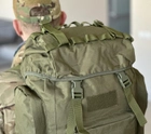 Туристический большой рюкзак Tactic походной военный рюкзак на 65 л тактический рюкзак Олива (ta65-olive) - изображение 2