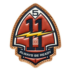 Нашивка 5.11 Tactical Bolt and Arrowhead Patch (Red) Єдиний