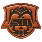 Нашивка 5.11 Tactical Mountaineer Patch (Brown) Єдиний