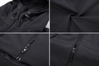 Тактическая куртка Eagle Soft Shell JA-01-0 с флисом Black L - изображение 7