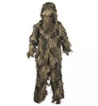 Маскировочный Костюм Mil-Tec Anti Fire 4pc Ghillie Suit лесной камуфляж 11961820 M/L - изображение 3